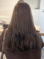 ミルヘアデザイン(mil hair design)&nbsp;ミルクティーベージュエンドカラーインナーカラー裾カラー