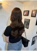 10代20代大人可愛い艶感アッシュピンクブラウンエクステ