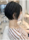 本八幡×ショートボブ×黒髪×似合わせ