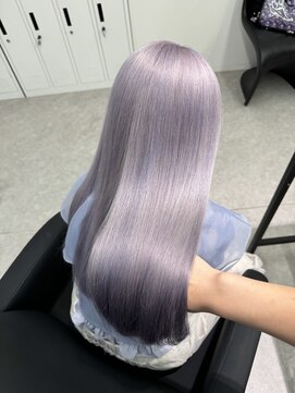 ペレ 渋谷(PELE) デザインカラー/レイヤーカット/ウェットヘア/オリーブベージュ