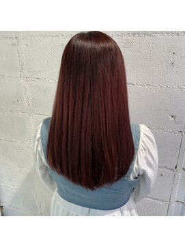 リュネッツ あざみ野店(lunettes) 発色抜群チェリーレッド◎髪質改善