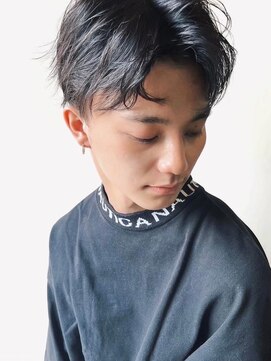 ガーデン タチカワ(garden tachikawa) 【立川メンズ】ニュアンスセンター波巻き刈り上げマッシュ