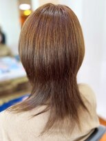 アークスヘアー&nbsp;モカベージュ大人可愛い髪質改善カラーロングウルフ