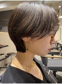 ジェンダーレス ハンサムショート ニュアンスパーマ
