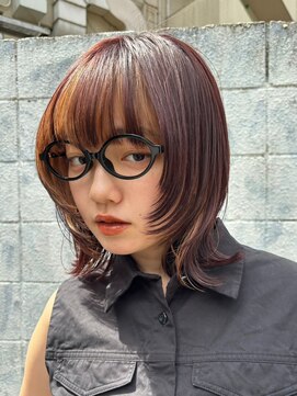 ノイ(noi) 顔周りレイヤーカットくびれヘアミルクティーベージュカラー