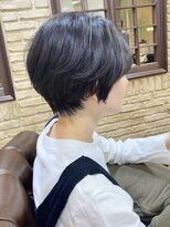 トータルビューティーサロン プリエ(prier) ショートヘア/フェザーショート/アッシュブラック/オンブレ