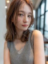 ドリップ バイ ハバナ 原宿(driP. by HAVANA)&nbsp;☆20代30代大人可愛い斜めバングレイヤーカットシルキーベージュ