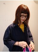 【ミディアムボブ/阿部達哉】前髪カット/大人ボブ/顔まわり