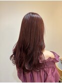 ナチュラルボルドーカラー