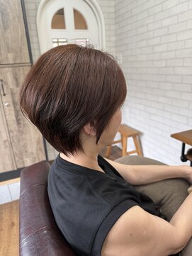 ライフ 住道店(Lyfe) ショートカットくびれヘア_アッシュグレージュ_475