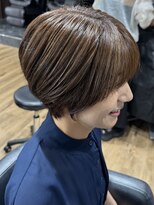 ハピネス クローバー 八木店(Happiness CLOVER)&nbsp;白髪ぼかしハイライトミセスショート