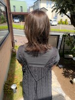 アンツ ヘアーアンドリゾート 辻堂本店(ANT'S Hair and Resort)&nbsp;くびれヘア/アプリコットオレンジ/ハイライトカラー/辻堂