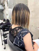 ノエ(noe)&nbsp;くびれヘア/アプリコットオレンジ/ハイライトカラー/栄r169