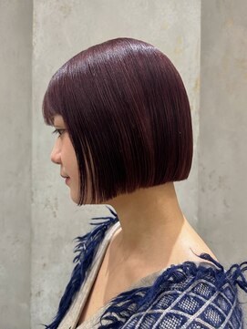 ロンド ボーイ 表参道(Lond BOY) グランマッシュ/細めハイライト/ショート/白髪ぼかし/小顔/原宿