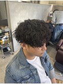 men's/メンズパーマ/波巻きツイストスパイラル/スペインカール