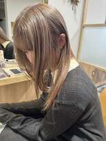 シダミノオ(sida MINOH) ミルクティーベージュ/透明感カラー