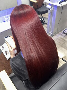 ヘアーディア(Hair...DiA) ブリーチなし“育てるレッド”※ベース明るさ必須