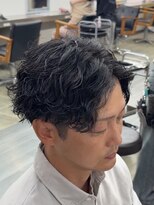 グリードヘアー(greed hair)&nbsp;波巻きスパイラルパーマ メンズカットヘア