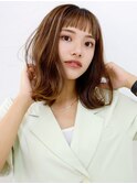 西梅田/髪質改善/オンザ眉毛♪大人可愛い外ハネボブディ