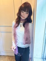 ニコフクオカヘアーメイク(NIKO Fukuoka Hair Make)&nbsp;【NIKO】ブリーチなしダブルカラー／ピンクベージュ／秋カラー