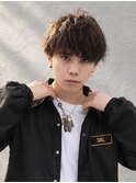 無造作ニュアンスパーマ×メンズカット