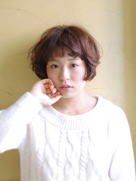 バグ 恵比寿(Bug) パーマで柔らか☆ふんわりボブ