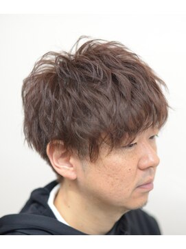 フィールグッドカンパニー(Feel Good Company) パーマ風ショートマッシュピンクアッシュ