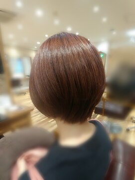 シエル エマージュ 松戸(CIEL Emerge) ピンクベージュ×ショートボブ