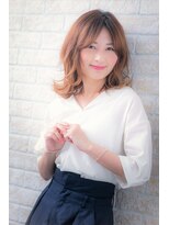 ソア 武蔵小杉(SOAR) オリーブカラー&ハイライトカラーの小顔セミウェットウェーブ