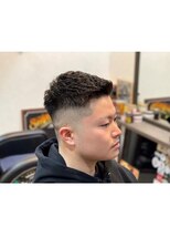 リヴ ヘアワークス(LiVE HAIR WORKS)&nbsp;skinfade×clop（ちょい前上げ）×アイロンP