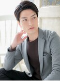 *mod's百道浜*…チャコールグレーサイドパートスリークショートe