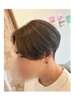 ドゥーアンジヘアー(dou-Ange hair) 韓国風センターパートマッシュ