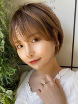 ビューイースト 亀戸 錦糸町(VIEW EAST)&nbsp;耳掛けショート/毛束ショート/アッシュベージュ