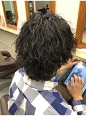 波ウェーブパーマ