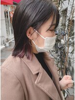 ルーカス(LUCAS)&nbsp;パープルアッシュ×ボブ