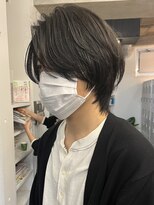 バイフィフス 原宿/表参道(by fifth)&nbsp;◇センターパート 韓国ヘア ニュアンスパーマ メンズミディアム