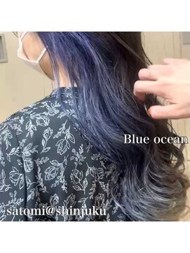 ワット 原宿店(W) 【W-ワット-原宿店】インナーカラー＊ブルーオーシャン