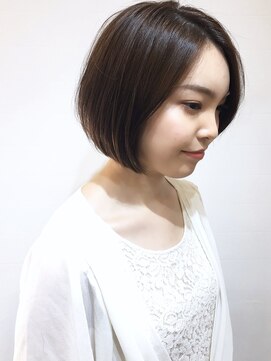 モリオ フロム ロンドン 成増店 【morio成増/児玉】丸みショートボブ　ダークブラウン