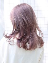 アルバム 渋谷パルコ(ALBUM)&nbsp;ラベンダーレイヤー_グレージュカラーボブウルフ_ba381402