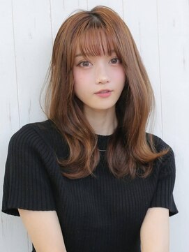 アグ ヘアー レリー 勝田台店(Agu hair lelie) 《Agu hair》暖色カラー×重めワンカールセミ