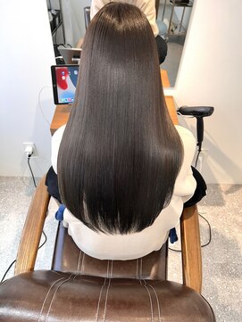 アールサロン 名駅(Rr SALON) 赤みを抑えたブラウンヘア【