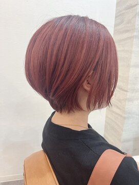 ジーナ セントラル銀座(Zina) ツヤ感カラー＊髪質改善＊ピンクパール【ZinaCENTRAL】