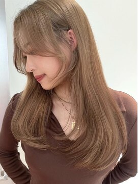 サイン 渋谷(SIGN) レイヤーカットイヤリングカラーインナーカラーケアブリーチ