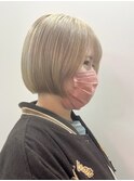 ダブルカラーベージュカラーケアブリーチカラーハイトーンカラー