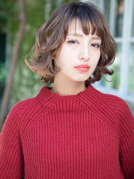 アニモフィオレンテ イオンタウン吉川美南店 +animo吉川美南+オンブレ☆レトロガーリー☆外ハネボブパーマh