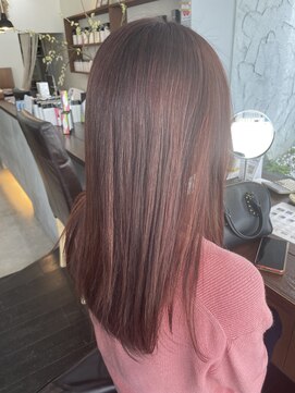 リラ(lilas) ブリーチなしピンクカラー