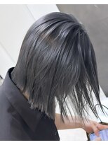 ヲタク(wotaku.)&nbsp;ブルーブラックダークグレー暗髪残留なし黒髪切りっぱなしボブ