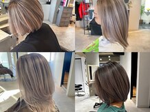 ADDICT 独自の『 本物志向の外国人風カラーの代名詞　バレイヤージュデザイン』