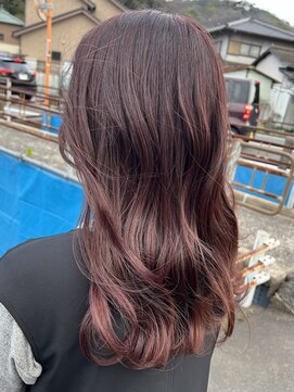 ヘアショップ ホップエム(HAIR SHOP HOP M) ロング/カシスピンク