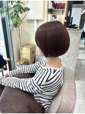 ミニボブ、レッドブラウン